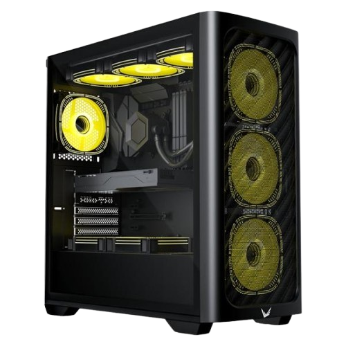CASE FORMULA V LINE AIR POWER G3 PLUS BLACK MID TOWER VENTILADORES 6 DE 120MM NEGRO